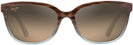 Cat Eye Sandstone W/ Blue/HCL Lens Maui Jim Honi 758 View #2