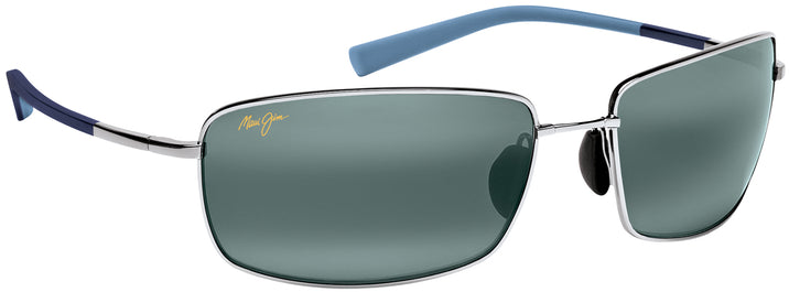  Silver w/ Grey Lens Maui Jim Ironwoods 320 View #1