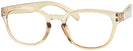 Square Crystal Brown Teacher&#39;s Pet Single Vision Full Frame View #1