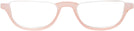 Oval Pink Acute Pair Single Vision Half Frame View #2