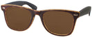 Wayfarer Distressed Brown Big Sur Progressive No Line Reading Sunglasses View #1