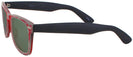 Wayfarer Distressed Red Big Sur Progressive No Line Reading Sunglasses View #3