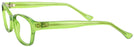 Rectangle Green Crystal Eye Q Single Vision Full Frame View #3