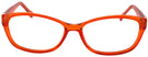 Rectangle Crystal Orange Eye Q Progressive No-Lines View #2