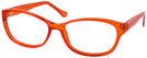 Rectangle Crystal Orange Eye Q Progressive No-Lines View #1