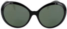 Oversized Black Jackie Bifocal Reading Sunglasses View #2