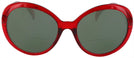Oversized Red Crystal Jackie Bifocal Reading Sunglasses View #2