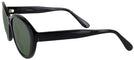 Oversized Black Lizzie Bifocal Reading Sunglasses View #3