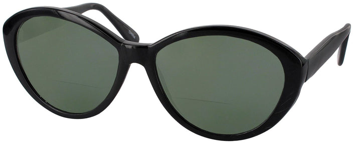Oversized Black Lizzie Bifocal Reading Sunglasses View #1