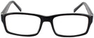 Rectangle Black MBA Progressive No-Lines View #2