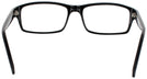 Rectangle Black MBA Progressive No-Lines View #4