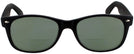 Wayfarer Matte Black Rat Pack Bifocal Reading Sunglasses View #2