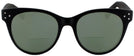 Round Matte Black Wellesley Bifocal Reading Sunglasses View #2