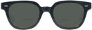 Square Black Kala 8mm Bifocal Reading Sunglasses View #2