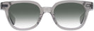 Square Translucent Gray Kala 8mm w/ Gradient Progressive No-Line Reading Sunglasses View #2