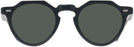 Round Black Crystal Kala Arty Progressive No-Line Reading Sunglasses View #2