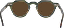 Round Green/yellow Kala Arty Progressive No-Line Reading Sunglasses View #4