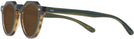 Round Green/yellow Kala Arty Bifocal Reading Sunglasses View #3