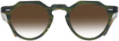 Round Green/yellow Kala Arty w/ Gradient Progressive No-Line Reading Sunglasses View #2