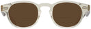 Round Champagne Kala Kalifornia Bifocal Reading Sunglasses View #2