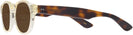 Round Champagne Kala Kalifornia Bifocal Reading Sunglasses View #3