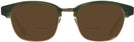 ClubMaster Green/gold Kala Malcolm Bifocal Reading Sunglasses View #2
