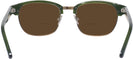 ClubMaster Green/gold Kala Malcolm Bifocal Reading Sunglasses View #4