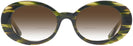 Oval Amazon Green Kala Sunflower w/ Gradient Bifocal Reading Sunglasses View #2
