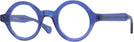 Round Transparent Blue Kala Washer Single Vision Full Frame View #1