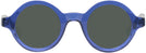 Round Transparent Blue Kala Washer Progressive No Line Reading Sunglasses View #2