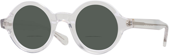 Round Clear Kala Washer Bifocal Reading Sunglasses View #1