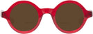 Round Red Kala Washer Bifocal Reading Sunglasses View #2