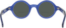 Round Transparent Blue Kala Washer Bifocal Reading Sunglasses View #4