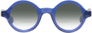 Round Transparent Blue Kala Washer w/ Gradient Bifocal Reading Sunglasses View #2