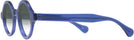 Round Transparent Blue Kala Washer w/ Gradient Bifocal Reading Sunglasses View #3