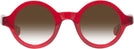 Round Red Kala Washer w/ Gradient Progressive No-Line Reading Sunglasses View #2