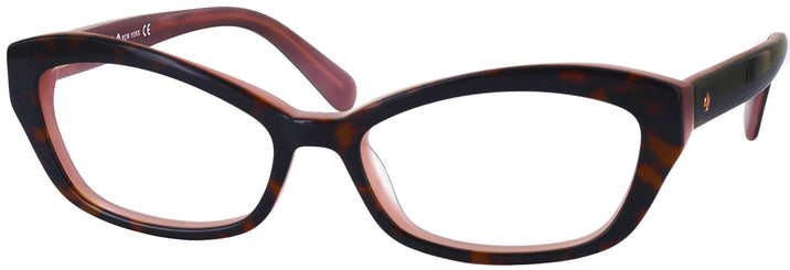 Cat Eye Tortoise Blush Kate Spade Cristi Computer Style Progressive View #1