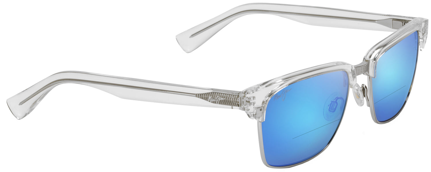 Crystal/Blue Hawaii Lens Maui Jim Kawika 257 Bifocal Reading