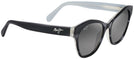 Cat Eye Black/grey Lens Maui Jim Kila 819 View #1