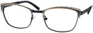 Square Gold Black Koali 20004K Progressive No-Lines View #1