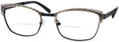 Square Gold Black Koali 20004K Bifocal View #1