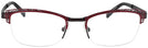 Rectangle Red Brown Koali 20005K Progressive No-Lines View #2