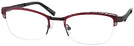 Rectangle Red Brown Koali 20005K Progressive No-Lines View #1