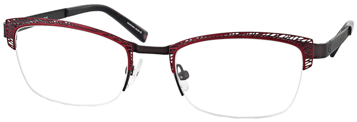Rectangle Red Brown Koali 20005K Progressive No-Lines View #1