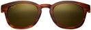 Round Matte Tortoise/HCL Lens Maui Jim Koko Head 737 Bifocal Reading Sunglasses View #2