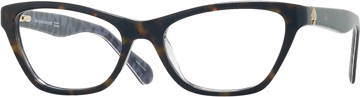 Cat Eye Havana Kate Spade Alaysha Progressive No-Lines View #1
