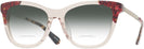 Cat Eye,Oversized Pattern Pink Kate Spade Alexane-S Bifocal Reading Sunglasses with Gradient View #1