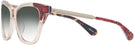 Cat Eye,Oversized Pattern Pink Kate Spade Alexane-S Progressive No Line Reading Sunglasses with Gradient View #3