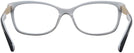 Rectangle Black/White Kate Spade Angelisa Single Vision Full Frame View #4