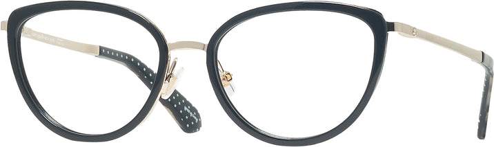 Cat Eye Black Kate Spade Audri-G Progressive No-Lines View #1